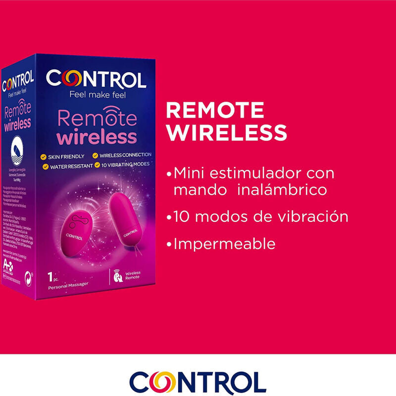 Control Personal Massager Wireless Remote Control | Niks.fi verkkokauppa