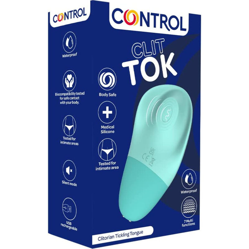 Control Clit Tok Rechargeable Clitoris Stimulator Tongue | Niks.fi verkkokauppa