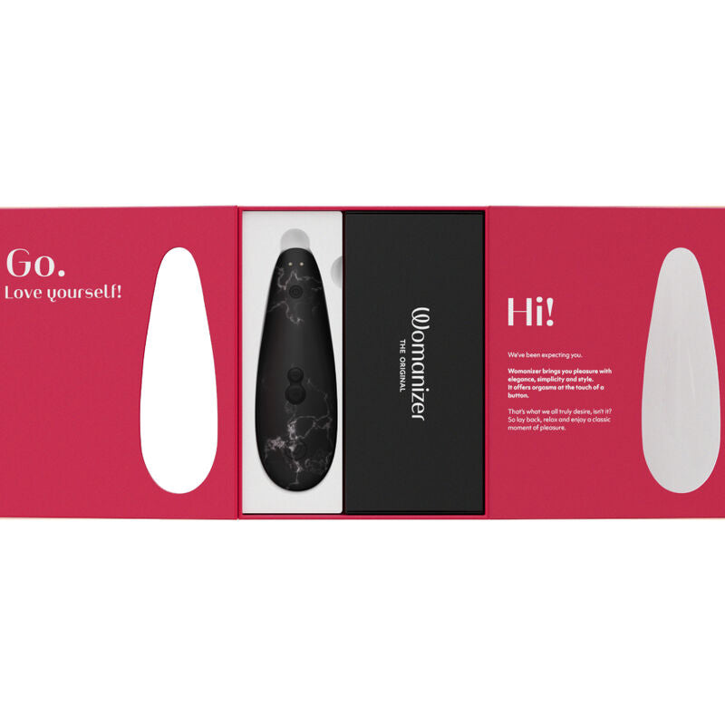 Womanizer Marilyn Monroe Classic 2 Clitoral Stimulator Black Marble | Niks.fi verkkokauppa
