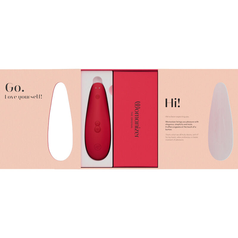 Womanizer Marilyn Monroe Classic 2 Clitoral Stimulator Vivid Red | Niks.fi verkkokauppa