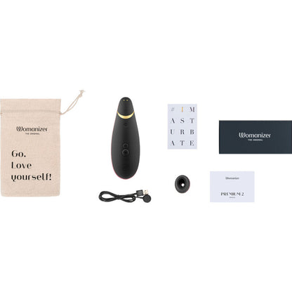 Womanizer Premium 2 Clitoral Stimulator Black | Niks.fi verkkokauppa