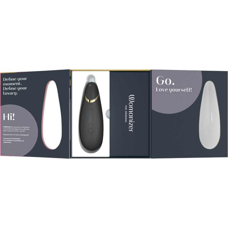 Womanizer Premium 2 Clitoral Stimulator Black | Niks.fi verkkokauppa