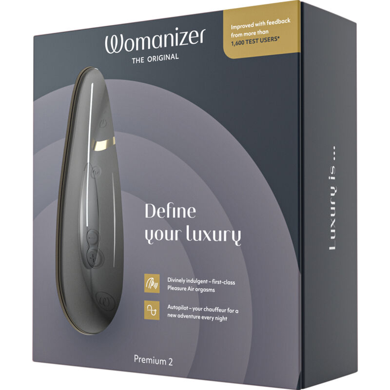 Womanizer Premium 2 Clitoral Stimulator Black | Niks.fi verkkokauppa