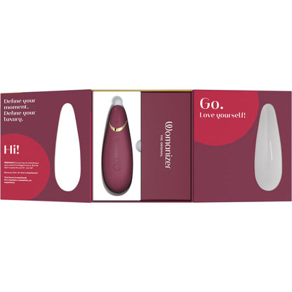 Womanizer Premium 2 Clitoral Stimulator Bordeaux | Niks.fi verkkokauppa
