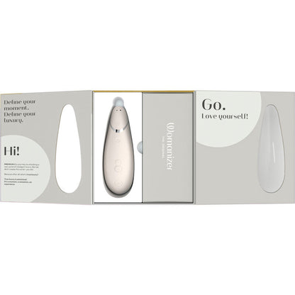 Womanizer Premium 2 Clitoral Stimulator Warm Gray | Niks.fi verkkokauppa
