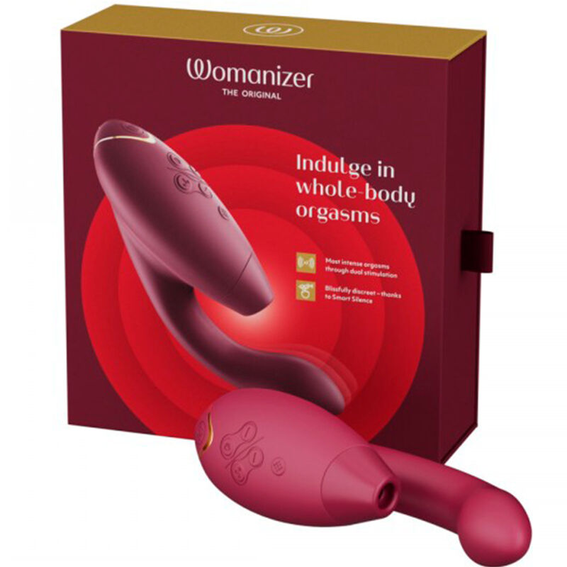 Womanizer Duo 2 Stimulator Bordeaux | Niks.fi verkkokauppa