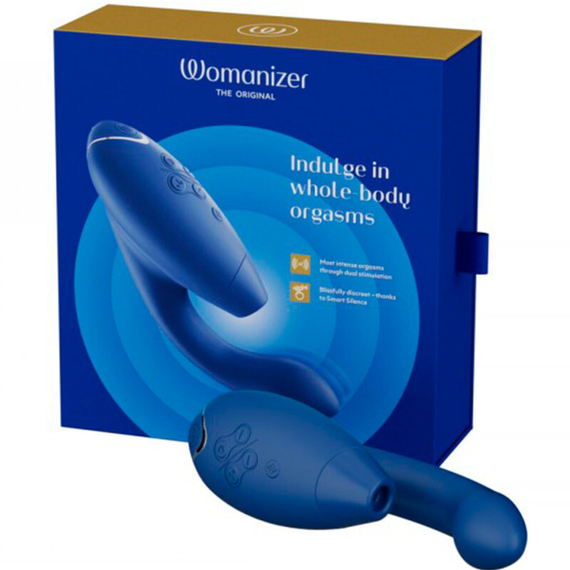 Womanizer Duo 2 Stimulator Blue | Niks.fi verkkokauppa