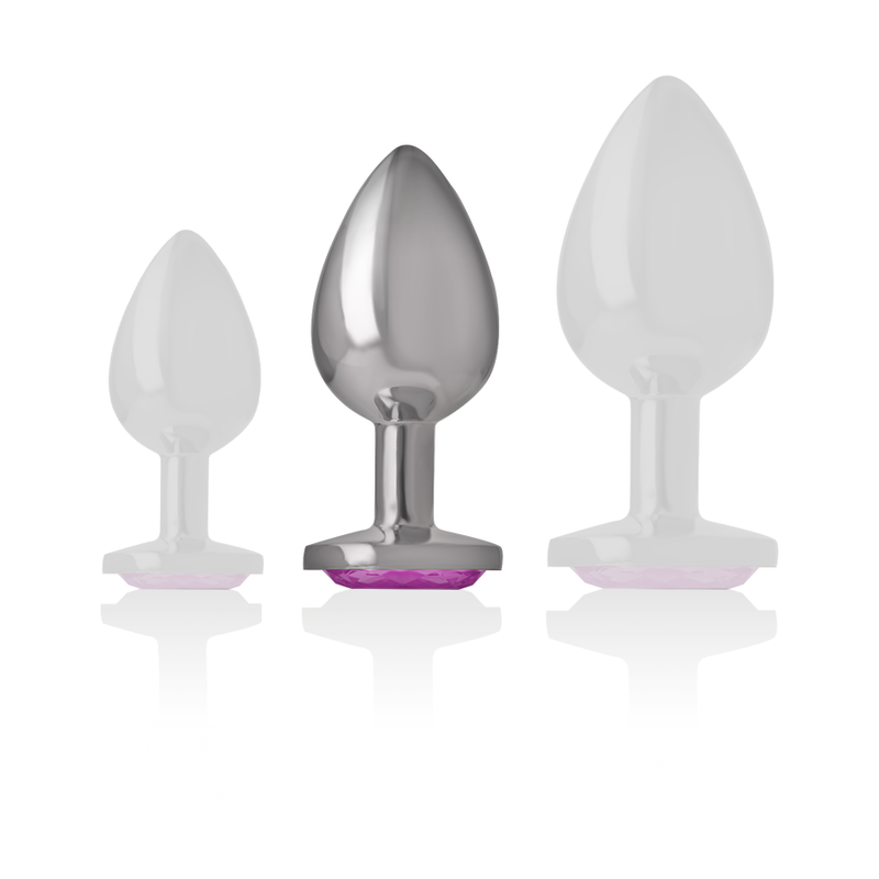 Intense Aluminum Metal Anal Plug Pink Heart Size M | Niks.fi verkkokauppa