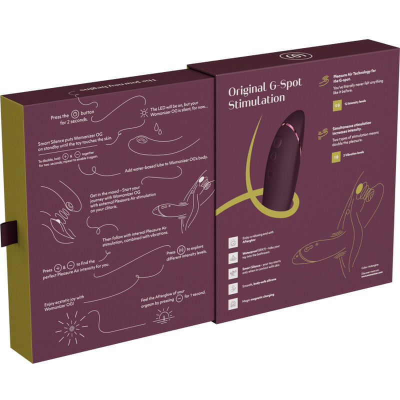 Womanizer Og G-Spot Aubergine | Niks.fi verkkokauppa