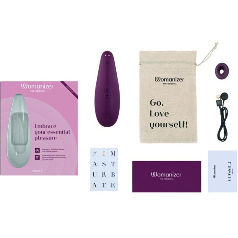 Womanizer Classic 2 Clitoral Stimulator Bordeaux | Niks.fi verkkokauppa
