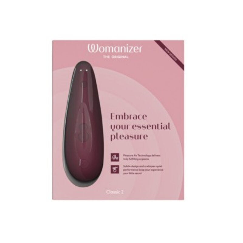 Womanizer Classic 2 Clitoral Stimulator Bordeaux | Niks.fi verkkokauppa