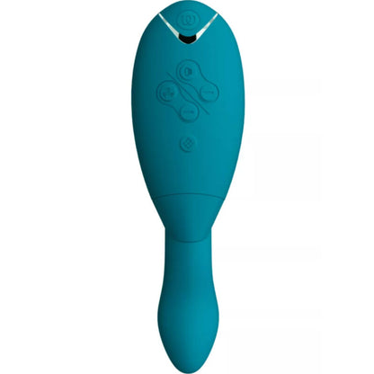 Womanizer Duo 2 Stimulator Blue Petrol | Niks.fi verkkokauppa