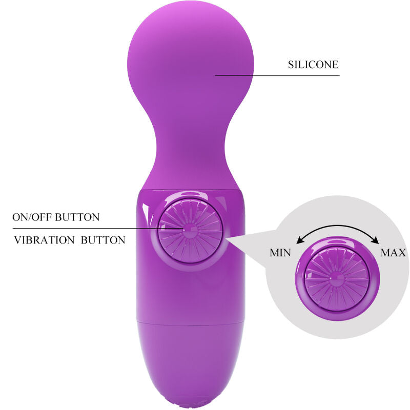 Pretty Love Purple Mini Personal Massager | Niks.fi verkkokauppa