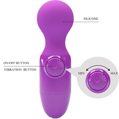 Pretty Love Purple Mini Personal Massager | Niks.fi verkkokauppa