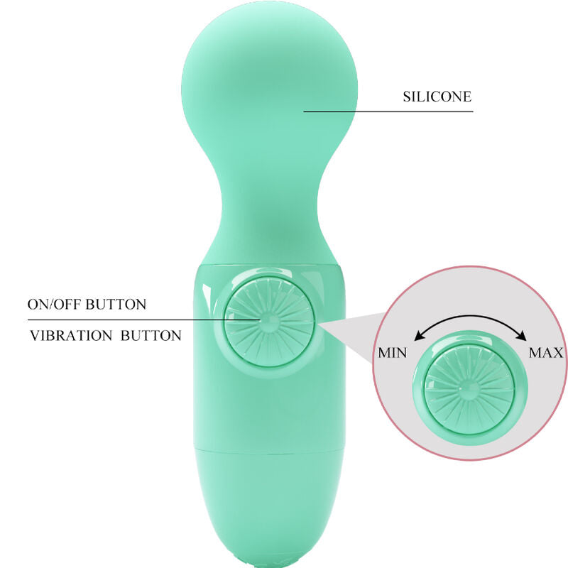 Pretty Love Green Mini Personal Massager | Niks.fi verkkokauppa