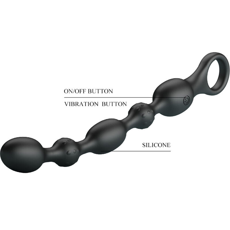 Pretty Love Van Anal Balls 10 Vibrations Rechargeable Silicone | Niks.fi verkkokauppa