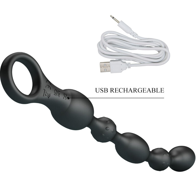 Pretty Love Van Anal Balls 10 Vibrations Rechargeable Silicone | Niks.fi verkkokauppa