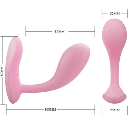 Pretty Love Baird G-Spot 12 Vibrations Rechargeable Pink App | Niks.fi verkkokauppa