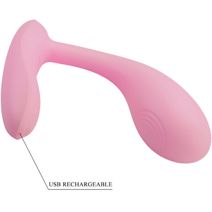 Pretty Love Baird G-Spot 12 Vibrations Rechargeable Pink App | Niks.fi verkkokauppa
