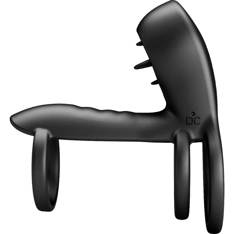 Pretty Love Jammy Penis Sheath 12 Vibrations With Rechargeable Silicone Tongue | Niks.fi verkkokauppa