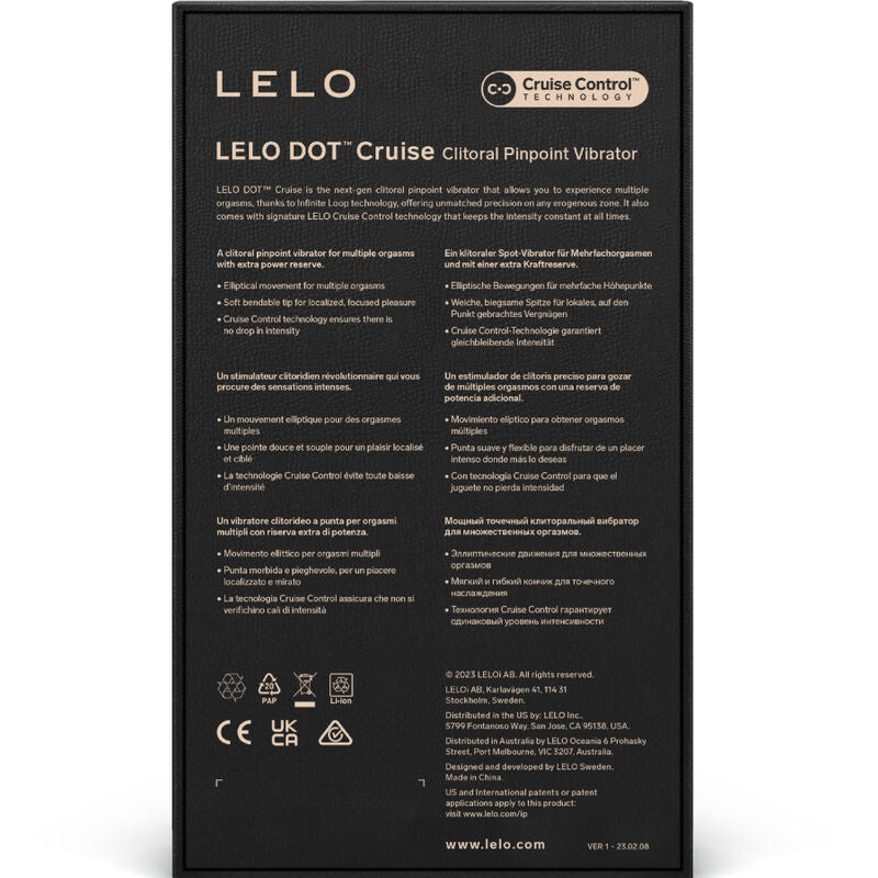Lelo Dot Cruise Clitoris Stimulator Pistachio Green | Niks.fi verkkokauppa