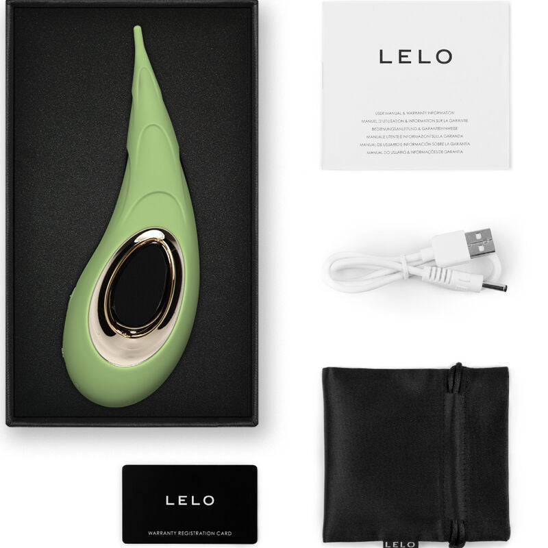 Lelo Dot Cruise Clitoris Stimulator Pistachio Green | Niks.fi verkkokauppa