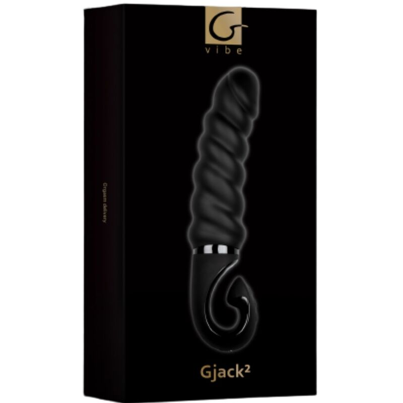 G-Vibe G-Jack 2 Black Vibrating Dildo | Niks.fi verkkokauppa