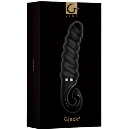 G-Vibe G-Jack 2 Black Vibrating Dildo | Niks.fi verkkokauppa