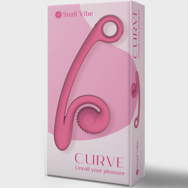 Snail Vibe Curve Vibrator Pink | Niks.fi verkkokauppa
