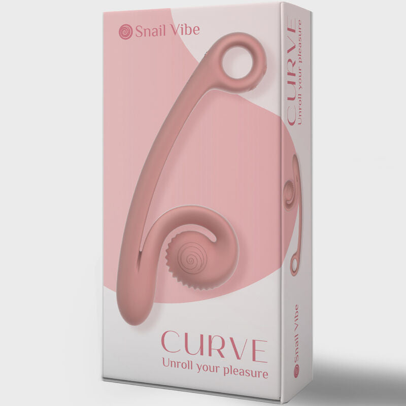 Snail Vibe Curve Vibrator Peach | Niks.fi verkkokauppa