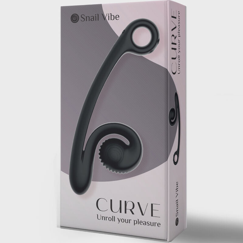Snail Vibe Curve Vibrator Black | Niks.fi verkkokauppa