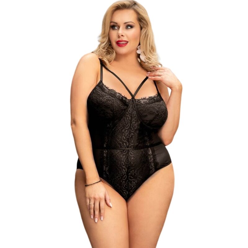 Queen Lingerie Black Lace Teddy S/M | Niks.fi verkkokauppa