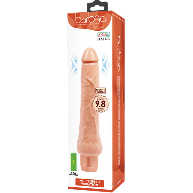Baile Barbara Realistic Vibrator 25 Cm | Niks.fi verkkokauppa