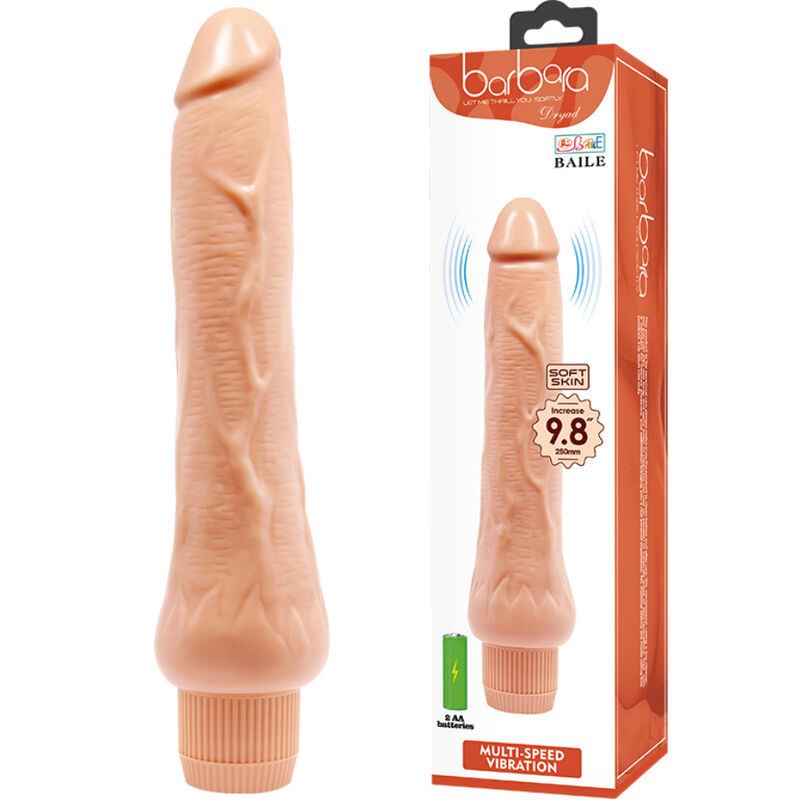 Baile Barbara Realistic Vibrator 25 Cm | Niks.fi verkkokauppa