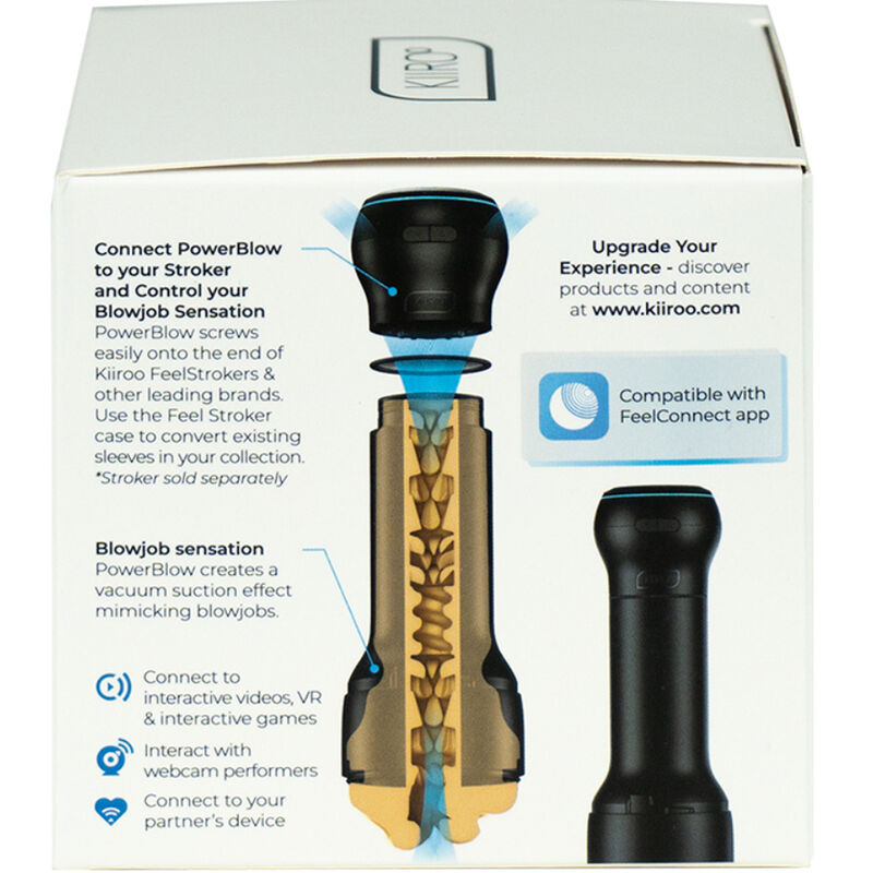 Kiiroo Powerblow Interactive Suction Device | Niks.fi verkkokauppa