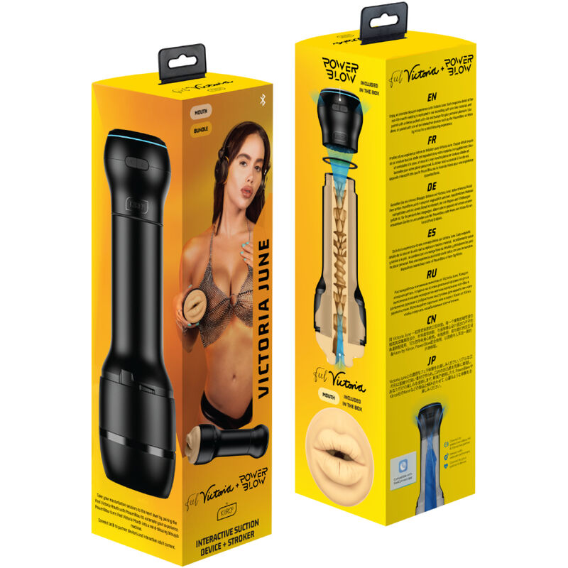 Kiiroo Powerblow & Feel Victoria June Boca Combo Set | Niks.fi verkkokauppa