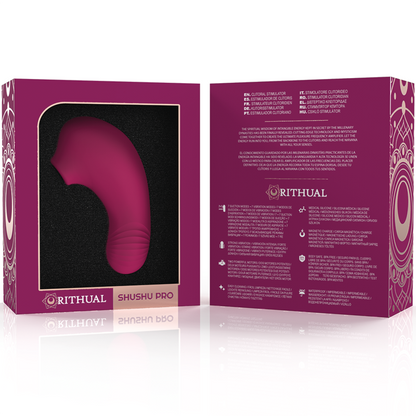 Rithual Shushu Pro Pocket Clitoris Stimulator 2 Powerful Orchid Motors | Niks.fi verkkokauppa
