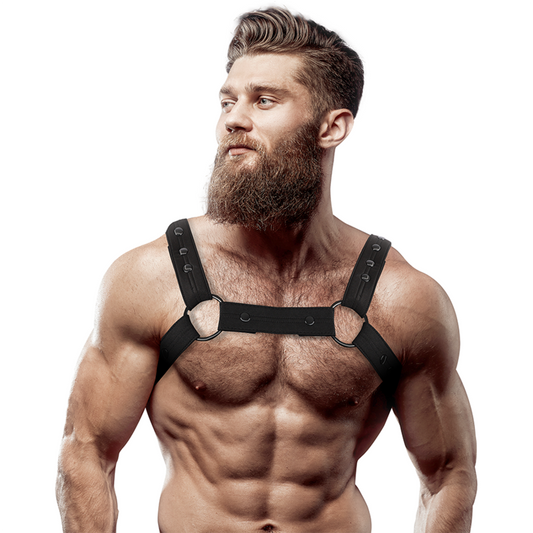 Fetish Submissive Attitude Adjustable Neoprene Chest Sports Harness For Men | Niks.fi verkkokauppa
