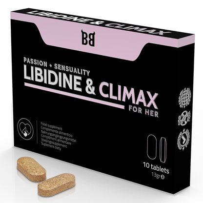 Black Bull Libidine & Climax Increase L Bido For Women 10 Capsules | Niks.fi verkkokauppa