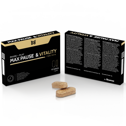 Black Bull Max Pause & Vitality Retardant For Men 10 Capsules | Niks.fi verkkokauppa