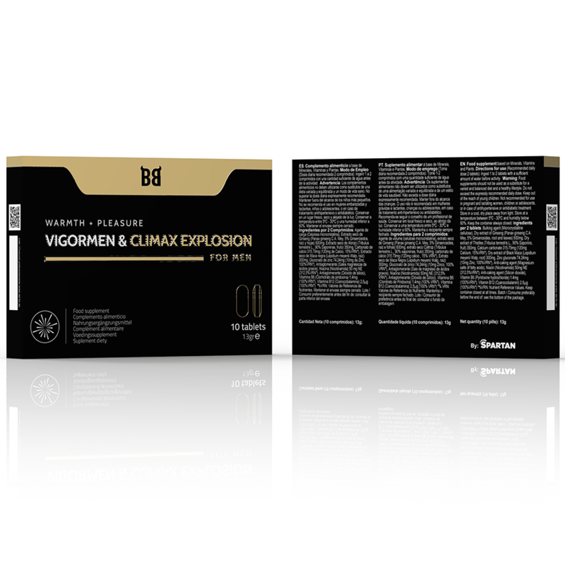 Black Bull Vigormen & Climax Explosion Greater Pleasure For Men 10 Capsules | Niks.fi verkkokauppa
