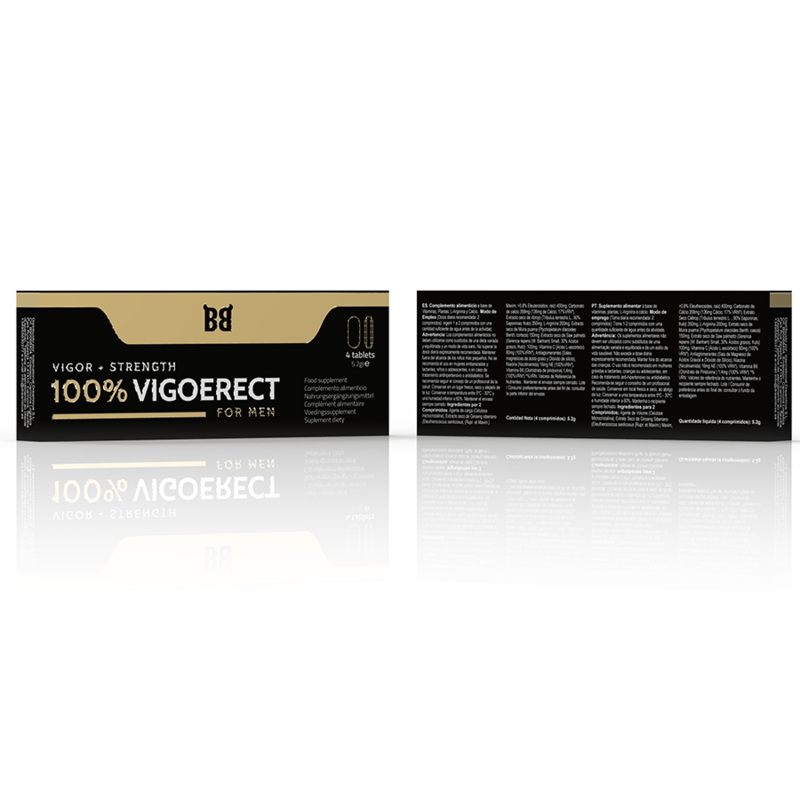 Black Bull 100% Vigoerect Vigor + Strength For Men 4 Tablets | Niks.fi verkkokauppa