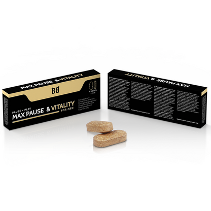 Black Bull Max Pause & Vitality Retardant For Men 4 Capsules | Niks.fi verkkokauppa