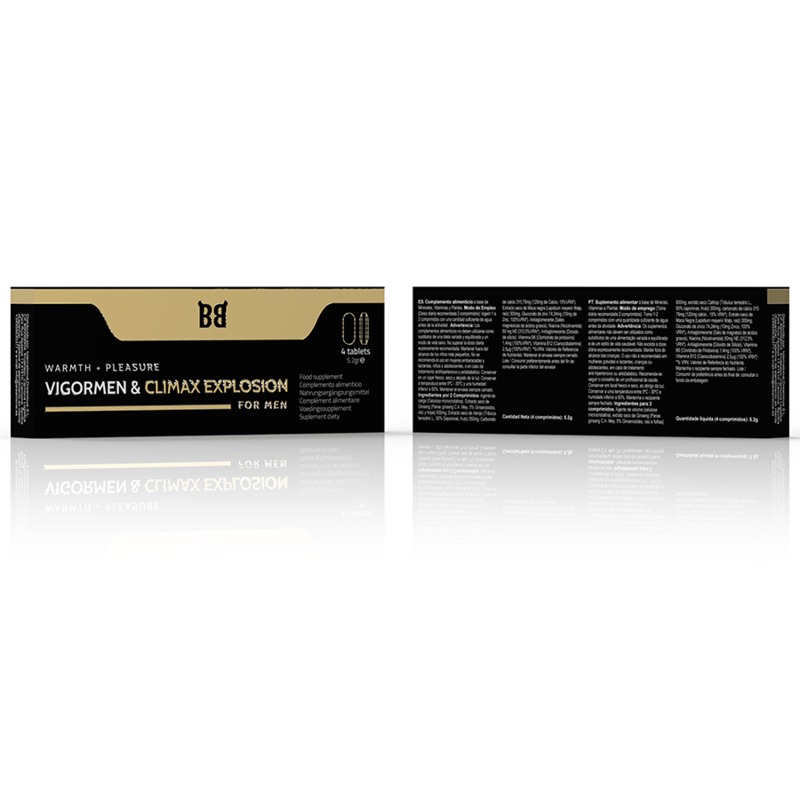 Black Bull Vigormen & Climax Explosion Greater Pleasure For Men 4 Capsules | Niks.fi verkkokauppa