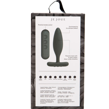 Je Joue Vesta Anal Plug Vibrator Black | Niks.fi verkkokauppa