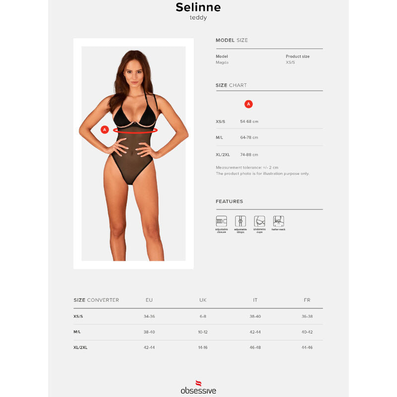 Obsessive Selinne Teddy M/L | Niks.fi verkkokauppa