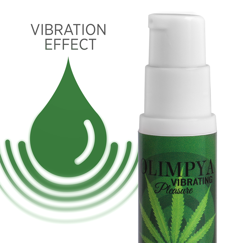 Olimpya Vibrating Pleasure Extra Sativa Cannabis | Niks.fi verkkokauppa
