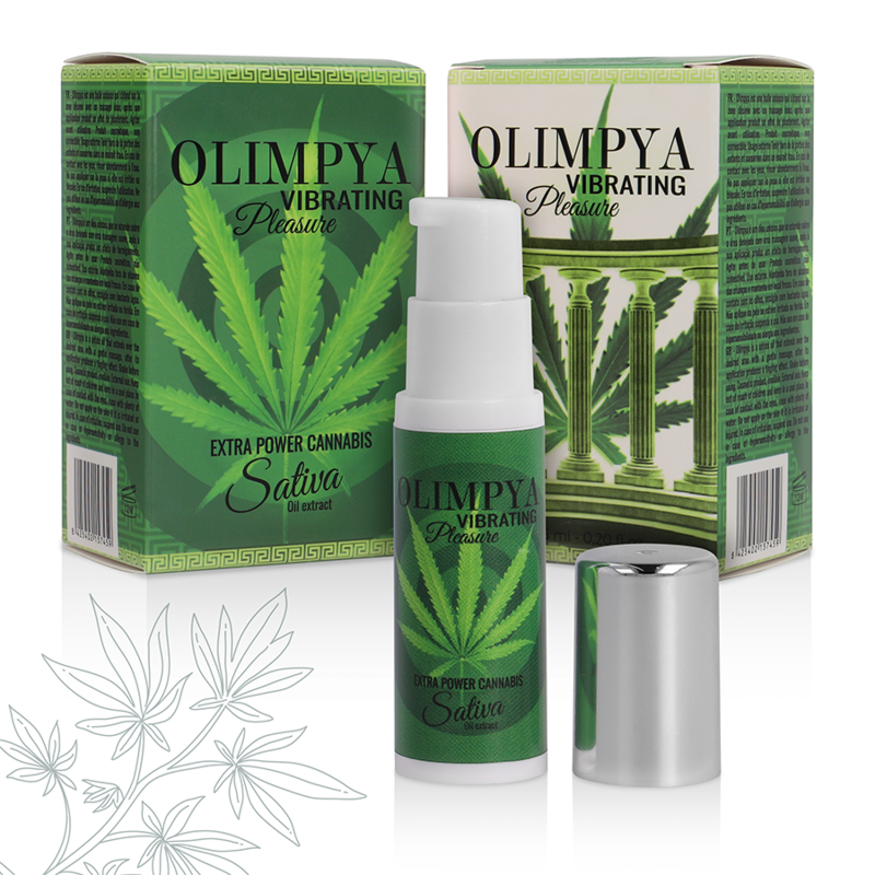 Olimpya Vibrating Pleasure Extra Sativa Cannabis | Niks.fi verkkokauppa
