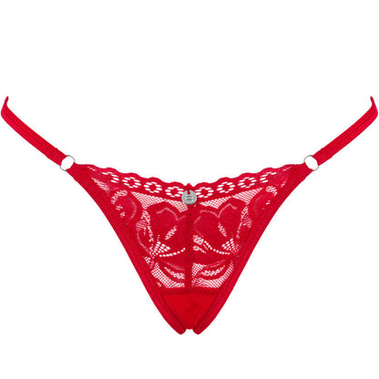 Obsessive Lacelove Thong Red Xs/S | Niks.fi verkkokauppa