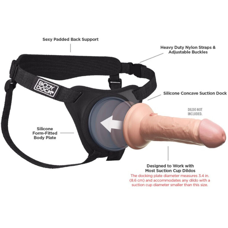 Pipedreams Body Dock Elite Harness | Niks.fi verkkokauppa